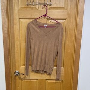 A New Day Light Brown Knit Top size S